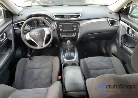 2016 Nissan Rogue S из США, поврежденный, VIN KNMAT2MT1GP657645